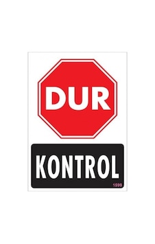 Pvc Levha Quot Dur Kontrolquot 25 35 Cm