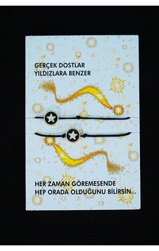 Gerçek Dostlar Yıldızlara Benzer - Arkadaş Şans Bilekliği Çok Renkli Gerçek Dostlar Yıldızlara Benzer - Arkadaş Şans Bilekliği Çok Renkli