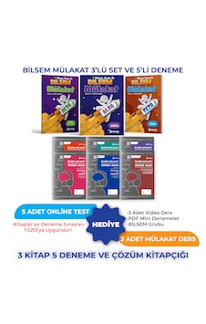 Tüm Sınıflar İçin Bilsem Mülakat 3'lü Set Ve 5'li Deneme