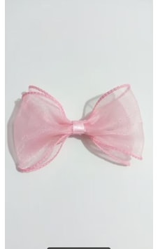 Pembe Tül Fiyonk Saç Tokası Diğer Pembe Tül Fiyonk Saç Tokası Diğer