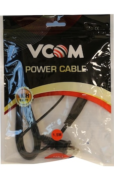 Vcom Ce033-1.5Mt Amerikan Uçlu Teyp Power Kablosu Vcom Ce033-1.5Mt Amerikan Uçlu Teyp Power Kablosu