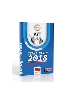 2023 Baskı (2018 Yılı AYT Tıpkı Basım) Çıkmış Sorular- Yargı Yayınları 2023 Baskı (2018 Yılı AYT Tıpkı Basım) Çıkmış Sorular- Yargı Yayınları