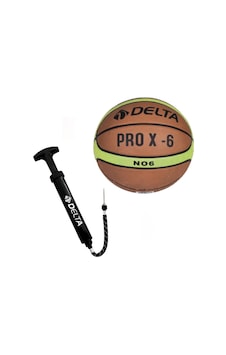 Delta Pro X Deluxe Kauçuk 6 Numara Basketbol Topu + Top Pompası Delta Pro X Deluxe Kauçuk 6 Numara Basketbol Topu + Top Pompası