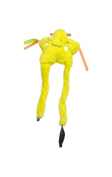 Sarı Yıldız Peluş Kedi Oyuncağı