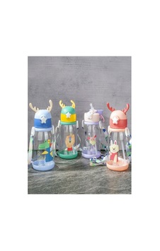 H2o Geyik Figürlü Matara Suluk 600ml H2o75986 Karışık - 1 Adet Çok Renkli H2o Geyik Figürlü Matara Suluk 600ml H2o75986 Karışık - 1 Adet Çok Renkli