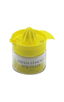 Qlux C-00135 Fresıa Limon Sıkacak 300cc Kulp Sade Cam Hazneli Sarı Plastik Sıkacak - 12'li Paket Diğer Qlux C-00135 Fresıa Limon Sıkacak 300cc Kulp Sade Cam Hazneli Sarı Plastik Sıkacak - 12'li Paket Diğer