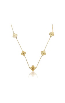 2em Konsept Vıp Çelik Gold 5'li Van Cleef Model Dokulu Yonca Kolye Kararmaz 2em Konsept Vıp Çelik Gold 5'li Van Cleef Model Dokulu Yonca Kolye Kararmaz