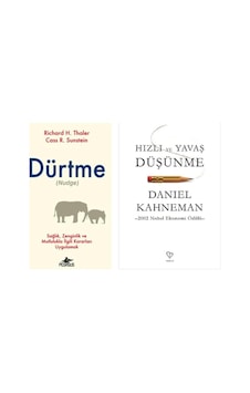 Durtme + Hızlı Ve Yavas Dusunme 2 Set Durtme + Hızlı Ve Yavas Dusunme 2 Set