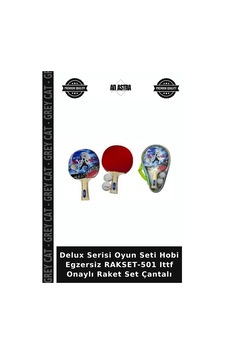Delux Serisi Oyun Seti Hobi Egzersiz Rakset-501 Ittf Onaylı Raket Set Çantalı Çok Renkli Delux Serisi Oyun Seti Hobi Egzersiz Rakset-501 Ittf Onaylı Raket Set Çantalı Çok Renkli