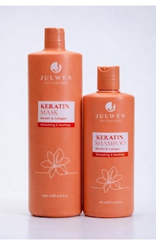 Julwen Keratin Şampuan 400 ML + Keratin Maskesi 1 L