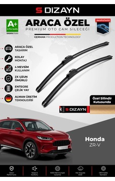 S-dizayn Honda Zr-v Ön Cam Silecek Seti 2023 Üzeri Premium Araca Özel 65-40 Cm A+ Kalite Aocs-1844