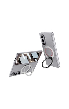 Samsung Galaxy Uyumlu Z Fold 8 Ultra Kılıf M-safe Şarj Özellikli Zore Kıpta Yüzüklü Kamera Korumalı Kapak Gri Samsung Galaxy Uyumlu Z Fold 8 Ultra Kılıf M-safe Şarj Özellikli Zore Kıpta Yüzüklü Kamera Korumalı Kapak Gri