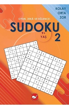 Sudoku 2 - Oyun Zeka ve Eğlence: Kolay Orta Zor- Beyaz Balina Yayınları Sudoku 2 - Oyun Zeka ve Eğlence: Kolay Orta Zor- Beyaz Balina Yayınları