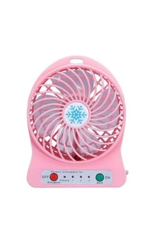 3 Kademeli Şarjlı Masa Üstü Usb Mini Taşınabilir Vantilatör Fan Pembe 3 Kademeli Şarjlı Masa Üstü Usb Mini Taşınabilir Vantilatör Fan Pembe