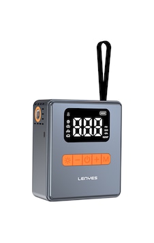 Lenyes Lcı206 Led Işıklı Oto Araç Lastik Şişirme Pompası Çok Modlu Ekranlı Araç Hava Kompresörü Gri Lenyes Lcı206 Led Işıklı Oto Araç Lastik Şişirme Pompası Çok Modlu Ekranlı Araç Hava Kompresörü Gri