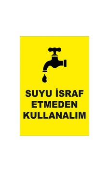 Suyu Israf Etmeden Kullanalım Dekota Levhası 25x35 Cm Suyu Israf Etmeden Kullanalım Dekota Levhası 25x35 Cm
