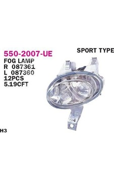 Sis Lambası Sol Ampullü 206 Gti Sport 2003-2009 6204t2 Sis Lambası Sol Ampullü 206 Gti Sport 2003-2009 6204t2