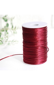 Bimotif Bordo Floş İp Sıçan Kuyruğu , 2 Mm 25 Metre Bimotif Bordo Floş İp Sıçan Kuyruğu , 2 Mm 25 Metre