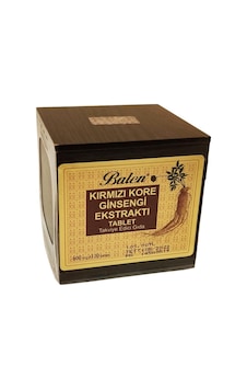 Balen Kırmızı Kore Ginseng Ekstraktı Tablet 120 x 600 MG Balen Kırmızı Kore Ginseng Ekstraktı Tablet 120 x 600 MG