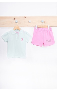 U.S. Polo Assn. İkili Kız Bebek Nil Yeşili Tshirt Takım 5274-29590 Nil Yeşili U.S. Polo Assn. İkili Kız Bebek Nil Yeşili Tshirt Takım 5274-29590 Nil Yeşili