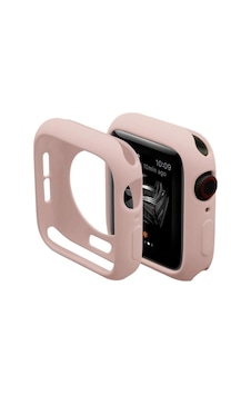 Apple Watch 40mm Silikon Alt Kasa - Pudra