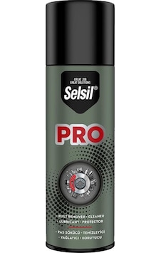 Selsil Pro Çok Amaçlı Yağlayıcı Pas Sökücü Sprey 200 ML Selsil Pro Çok Amaçlı Yağlayıcı Pas Sökücü Sprey 200 ML