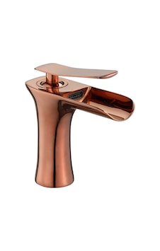 Fkn Şelale Lavabo Bataryası Pvd Rose Gold