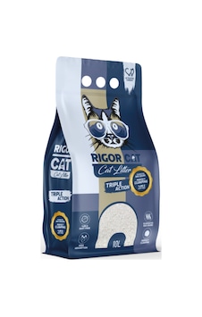 Rigor Cat Aktif Karbonlu Bentonit Kedi Kumu 10 L Rigor Cat Aktif Karbonlu Bentonit Kedi Kumu 10 L