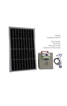 Spower Solar 20a Taşınabilir Yaşam Aküsü Camper Set 20-50