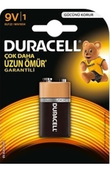 Duracell 9v Pil Tekli Duracell 9v Pil Tekli