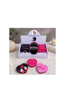 4 Adet Cep Aynası Kalpli Love Tasarımlı Mini Makyaj Aynası, Cep Mirror, Compact Pocket Mirror Sarı 4 Adet Cep Aynası Kalpli Love Tasarımlı Mini Makyaj Aynası, Cep Mirror, Compact Pocket Mirror Sarı