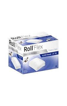 Roll Flex Steril Gaz Kompres 7.5 CM x 7.5 CM 100 Adet