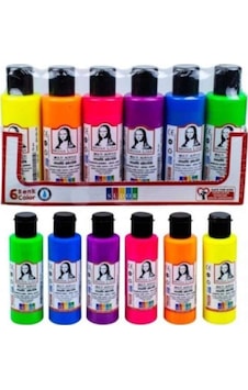 Südor Multi Fosforlu Akrilik Boya 6X70 Ml Südor Multi Fosforlu Akrilik Boya 6X70 Ml