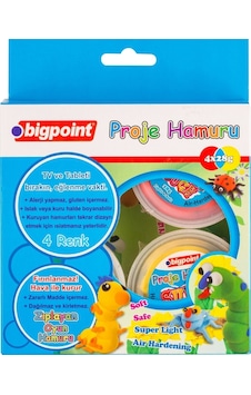 Bigpoint Proje Hamuru 4 Renk X 28 Gram N11.4460