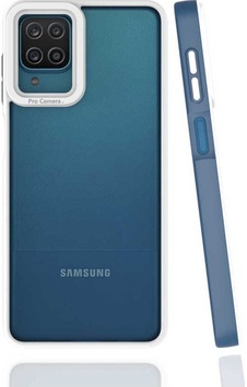 Galaxy A12 Kılıf Zore Mima Kapak Lacivert