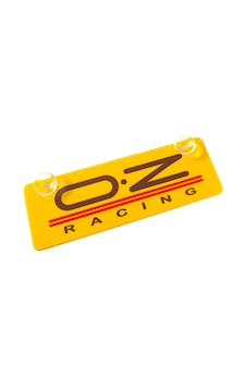 Northcity O.z Racing Sarı Dekor Plaka Vantuzlu Cam Süsü 22x7.5cm - Şık Ve Modern Tasarım Northcity O.z Racing Sarı Dekor Plaka Vantuzlu Cam Süsü 22x7.5cm - Şık Ve Modern Tasarım