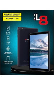 8&quot Ips Ekran 4 Çekirdek 3gb/64gb Tablet Pc Diğer