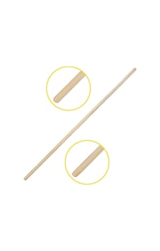 Ahşap Sap Gürgen Vidalı Lüks 120 Cm