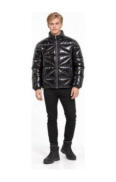 Loft Balıkçı Yaka Regular Fit Siyah Erkek Mont Lf2036941 Loft Balıkçı Yaka Regular Fit Siyah Erkek Mont Lf2036941