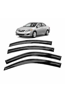 Toyota Corolla 2007-2012 Slim Cam Rüzgarlığı 4 Parça Toyota Corolla 2007-2012 Slim Cam Rüzgarlığı 4 Parça