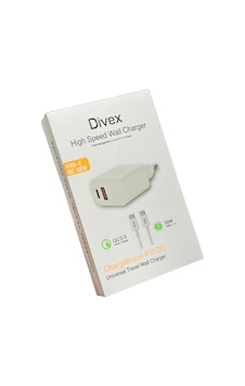Divex Usb Type-c 50w İki Çıkışlı 60w Kablo Hızlı Şarj Adaptörü Ds-228 Divex Usb Type-c 50w İki Çıkışlı 60w Kablo Hızlı Şarj Adaptörü Ds-228