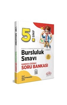 Editör Yayınları 5. Sınıf 2025 Bursluluk Sınavı Soru Bankası - Karekod Çözümlü Editör Yayınları 5. Sınıf 2025 Bursluluk Sınavı Soru Bankası - Karekod Çözümlü