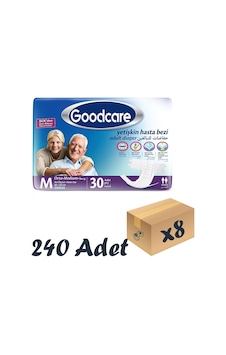 Goodcare Bel Bantlı Yetişkin Hasta Bezi M 8 x 30'Lu Goodcare Bel Bantlı Yetişkin Hasta Bezi M 8 x 30'Lu