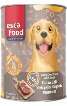 Esca Food Dana Etli Yetişkin Köpek Konserve Maması 415gr Esca Food Dana Etli Yetişkin Köpek Konserve Maması 415gr