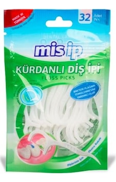 Mis İp Floss Picks Kürdanlı Diş İpi 32'li Mis İp Floss Picks Kürdanlı Diş İpi 32'li