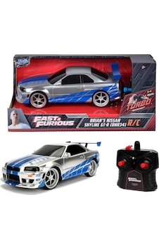 1:24 Uzaktan Kumandalı Fast & Furious Brian's 2002 Nissan Skyline Gt-r Bnr34