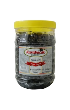Karabacak Süper Yağlı Sele Siyah Zeytin Pet 1 KG Karabacak Süper Yağlı Sele Siyah Zeytin Pet 1 KG