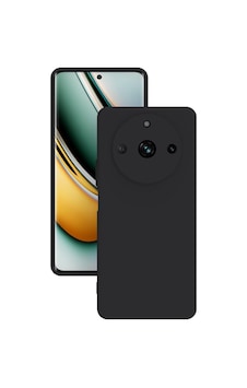 Realme 11 Pro Kılıf Kamera Korumalı Silikon Rubber Arka Kapak Siyah Realme 11 Pro Kılıf Kamera Korumalı Silikon Rubber Arka Kapak Siyah