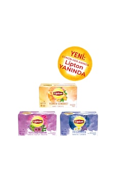 Lipton Günün Her Anında Yanında 3lü Bitki Çayı İyi Geceler + Yemek Sonrası + Tazelenme Zamanı Lipton Günün Her Anında Yanında 3lü Bitki Çayı İyi Geceler + Yemek Sonrası + Tazelenme Zamanı
