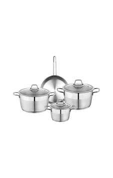 Schafer Vals 7 Parça Çelik Tencere Seti Inox